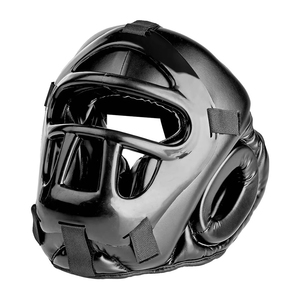 Protège-tête de boxe professionnel en PU pour hommes, protection intégrale du visage pour entraînement de kick-boxing et Muay Thai, équipement d'arts martiaux de haute qualité - Product Image 1