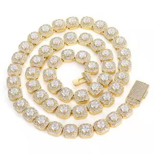 Chaîne de cou Hip Hop Micro Pavé CZ Diamant Or, Argent, Or Rose pour Concerts et Soirées en Boîte de Nuit - Grande Vente - Product Image 2