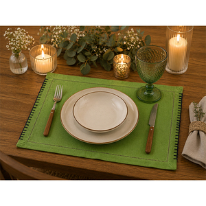 Premium Linen <b>Table</b> Mat | Luxury Dining <b>Placemat</b> <b>for</b> Modern Home Decor - Product Image 3