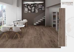 Tablón de porcelana mate de superficie suave de 8x48, desarrollado para proporcionar una alineación natural, una textura suave y un piso interior estable. - Product Image 3