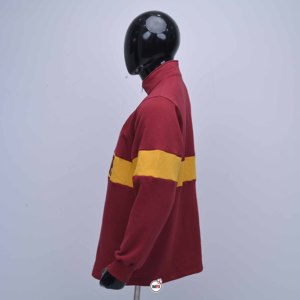 Veste polaire tendance Dunbar à col zippé pour homme, de haute qualité, couleur marron-jaune, avec logo brodé hibou, style décontracté, idéale pour l'automne - Product Image 6