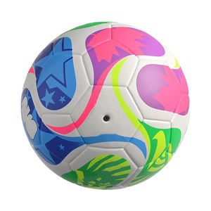 Balón de Fútbol Ligero con Diseño de Logotipo Impreso a Color, Talla 5, Alto Rendimiento, para Entrenamiento y Partidos, Uso en Interiores y Exteriores - Product Image 2