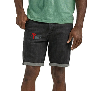 Pantalones Cortos de Mezclilla para Hombre, Estilo Casual, Diseño Personalizado, 100% Algodón, Cintura Media, Diseño Sólido, Servicios OEM, Precio Bajo - Product Image 1