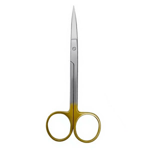 Tijeras Quirúrgicas Alemanas Premium TC Iris de 4.5 Pulgadas, Rectas, de Carburo de Tungsteno, para Microcirugía Dental, de Acero Inoxidable, Manuales, con Certificación CE - Product Image 6