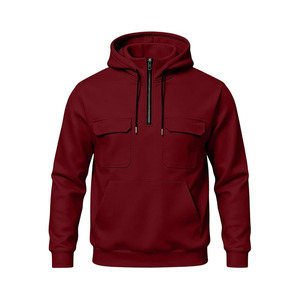Sudadera con Capucha para Hombre, Estilo Deportivo, con Cordón Ajustable, Manga Larga, Holgada, para Otoño e Invierno, con Bolsillos - Product Image 1