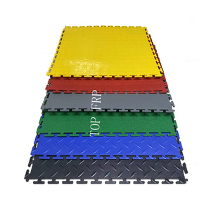 Vente directe d'usine, dalles de sol en PVC industrielles robustes pour garage/atelier, revêtement de sol en vinyle - Product Image 1