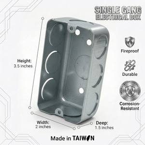 Caja de Distribución de Acero Galvanizado de Alta Resistencia, Estructura Rígida de 1.0-2.0 mm de Espesor, Anticorrosión, Resistente al Fuego, para Altos Estrés - Product Image 1