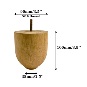 Simple Round Wooden <b>Sofa</b> <b>Legs</b> Replacement Furniture Feet Natural Wood Cabinet Table Chair <b>Legs</b> Manufacturer - Product Image 6