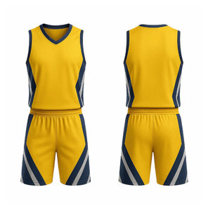 Men's Black Red <b>White</b> Geometric Basketball Jersey Set Sleeveless V-Neck Quick Dry Polyester Athletic Uniform All Seasons - Product Image 3