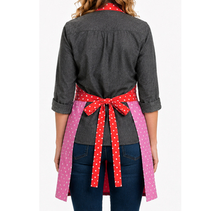 Elegant Colors 100% Cotton Polka Dot Printed Wrinkle-Proof Kitchen Aprons <b>for</b> Cooking at Lowest Price Indian Supplier. - Product Image 4