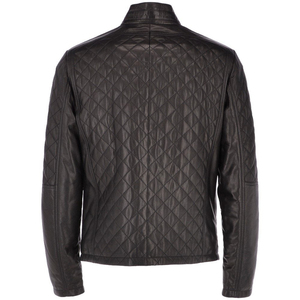 Fabricant pakistanais de vestes en cuir en gros – Nouvelle veste en cuir décontractée pour homme avec ceinture latérale, design OEM pour moto - Product Image 4