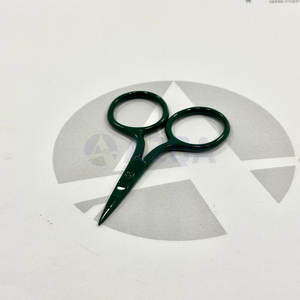 Tijeras de Bordado Mini de Acero Inoxidable con Recubrimiento de Color Verde Bosque Oscuro Industrial, Cortahilos Afilados, Profesionales para Costura y Manualidades - Product Image 5