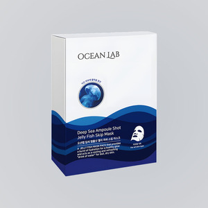 Mascarilla facial de colágeno coreana Osyeonraep Ocean Lab Deep Sea Ampoule Shot Jellyfish Skip Mask Pack 10 unidades 1 pieza colágeno - Product Image 5