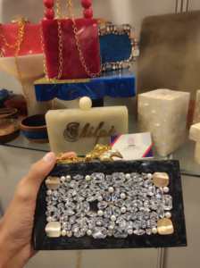 Bolso de Mano de Resina Auténtico Hecho a Mano con Nombre Personalizado, de Alta Calidad, con Exquisita Artesanía y Joyería de Moda - Product Image 3