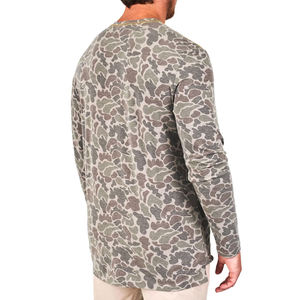 Camisa de Pesca de Manga Larga para Hombre, Camuflaje, Protección Solar UPF 50, Anti-UV, 100% Poliéster, Estilo Pullover - Product Image 6
