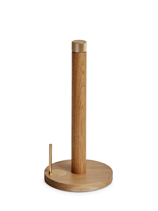 Portarrollos de papel de cocina de madera natural, soporte de almacenamiento para cocina - Product Image 4