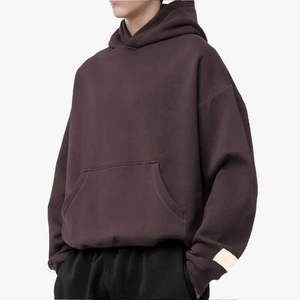 Sudadera con Capucha Oversize para Hombre de Calidad Premium, Hombro Caído, Venta al por Mayor, Estampado de Logotipo Personalizado, Estilo Urbano, Tejido Pesado - Product Image 5