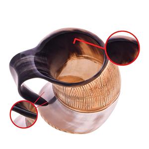 เหยือกน้ำดื่มไวกิ้งแท้ขนาดกลาง24ออนซ์ของแท้เหยือกเบียร์สไตล์สแกนดิเนเวียนแท้สำหรับตกแต่งไวน์ - Product Image 3