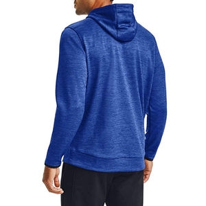 Mens Graphic Royal Blue Fleece Pullover <b>Hoodie</b> Long Sleeve Kangaroo Pocket Sweatshirt OEM ODM Wholesale - Product Image 3