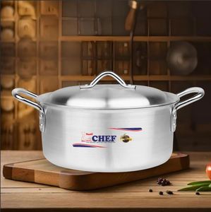 Juego de Ollas de Cocina de Aluminio de 7 Piezas, Calidad Premium, Ecológico, Aleación 3003, Clásico, 18 cm, 30 cm, con Tapas, para Cocina de Gas - Product Image 2