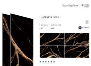 Cerámica Refinada con Acabado Espejo, Serie 800x1600 1200x1800 750x1500mm, Diseñada para Realzar Espacios Limpios con un Carácter Moderno y Brillante - Product Image 3