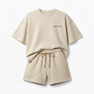 Vente en gros de tenues d'été personnalisées pour femmes, ensemble court en deux pièces, t-shirt et short personnalisés - Product Image 4