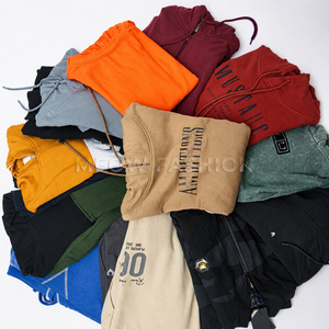 Sweat à capuche en coton surdimensionné de haute qualité pour hommes avec épaules tombantes et impression en relief, lot de vêtements en surplus de stock en gros, Bangladesh - Product Image 2