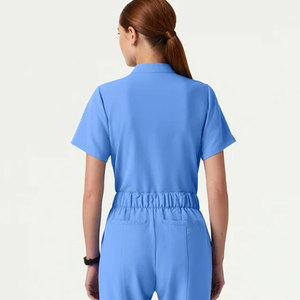Uniforme de Enfermería Unisex de Alta Calidad, Personalizable, en Tela Jersey Lisa, Transpirable, con Múltiples Bolsillos, Blusa Médica para Hospital - Product Image 2