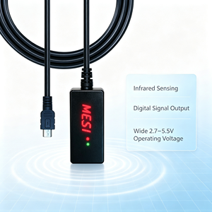IFA03 สายอินฟราเรด IR สายต่อขยายตัวรับสัญญาณ IR พร้อม USB IR LED เซ็นเซอร์สัญญาณดิจิตอลเอาต์พุต 2.7-5.5V มินิยูเอสบี CE RoHS - Product Image 2