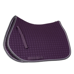 แผ่นรองอานม้าหนังแท้คุณภาพสูง ปักโลโก้ แผ่นรองอานม้ากระโดด OEM ขายส่งจากปากีสถาน - Product Image 1