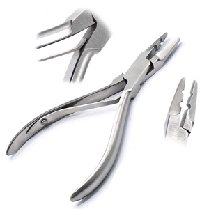 Pince multifonctionnelle à 3 trous en acier inoxydable pour l'élimination des extensions capillaires, outil de salon pour l'ouverture et le déchirage des micro-anneaux - Product Image 1