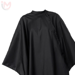 IMANS ENTERPRISES Cape de Coiffure en Polyester Imperméable Noire Personnalisable pour Barbier - Product Image 2