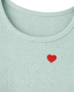 Women Ribbed Crop Tank <b>Top</b> And Drawstring Shorts Set Mint Green With Red <b>Heart</b> Print Casual Lounge Two Piece Outfit Customized - Product Image 6