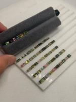 Tourmaline 100% Naturelle Multicolore Taille Baguette Effilée 9x4-5x3MM 52 pièces 31 Carats Zehra Gems Bijoux Effet de Couleur Africain
