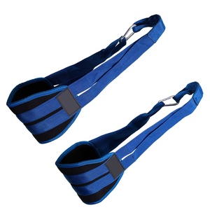 Correas de Levantamiento de Pesas de Nailon Azul con Acolchado Antideslizante para Gimnasio, Unisex - Product Image 4