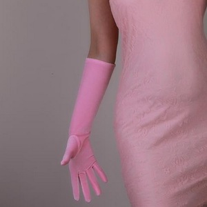 Gants longs en velours extensible pour soirée opéra, style Charleston, 40 cm - Product Image 2