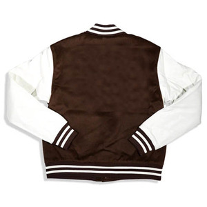 Plus Size Men's <b>Wool</b> Varsity Jacket Winter <b>Quilted</b> Lining Warm Casual Sportswear Leather Sleeves <b>Wool</b> Varsity Jackets - Product Image 2