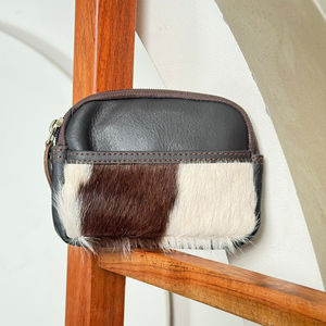 Cartera de lujo de piel de vaca personalizada para mujer, monedero de piel auténtica, tarjetero y monedero para mujer - Product Image 4