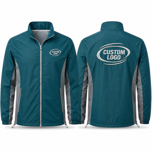 Chaqueta Cortavientos Personalizada con Cierre, Ventilada, Duradera, Reforzada, Resistente a la Decoloración, Proveedor, Fabricante, Exportador, Venta al Por Mayor - Product Image 3