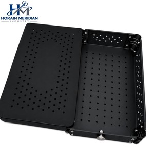 Caja de Esterilización para Instrumentos Oftalmológicos, Contenedor Quirúrgico de Acero Inoxidable, Almacenamiento Médico, Uso Hospitalario, Reutilizable - Product Image 1