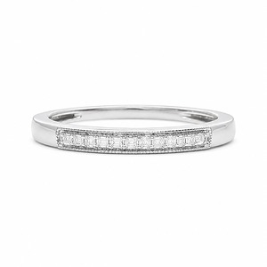 <b>Emerald</b> Cut Diamond Mother's Day Gift <b>Ring</b> 925 Sterling <b>Silver</b> Moissanite Engagement Women Band - Product Image 1