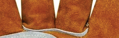 Gants de soudage en cuir robustes Holy Signs International avec doublure en coton, résistants à la chaleur, pour applications TIG, paume renforcée, longs - Product Image 5