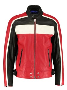 Chaqueta de Cuero Estilo Motero para Hombre, Moderna y Atractiva - Product Image 1