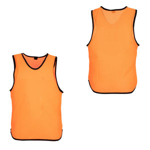 Chalecos deportivos personalizables, transpirables, de fútbol, reversibles, con diferentes números, de malla. - Product Image 5