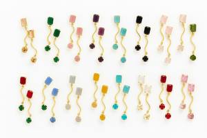 Pendientes Colgantes de Rubí Natural, Plata de Ley 925, Chapados en Oro de 14K, Joyería Multicolor, Regalo - Product Image 6