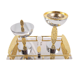 Ensemble brûleur d'encens en acier inoxydable avec finition martelée, diffuseur aromatique, utilisation toutes saisons, support de parfum d'intérieur - Product Image 6