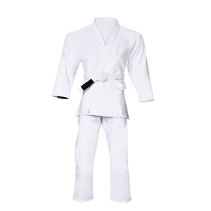 <b>White</b> Karate Gi Uniform 100% Cotton Durable Regular Fit Unisex Adult Plain Dyed Style Martial Arts Wear - Product Image 2