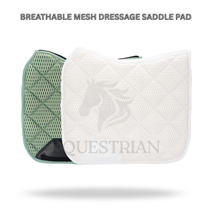 Almohadilla de Montar a Caballo Transpirable de Malla de Algodón y Poliéster para Equitación y Protección - Product Image 2