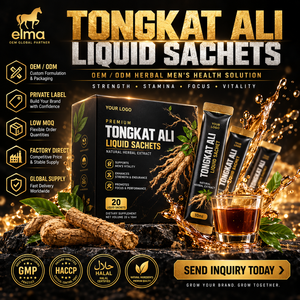 กาแฟมะลิสเซีย ตงกัต อาลี โสมขาว รสขมเข้มข้น สำหรับผู้ชาย กลิ่นหอม กาแฟสำเร็จรูปแบบซอง  รับผลิตแบรนด์ส่วนตัว (OEM) ขายส่ง - Product Image 1