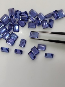 แทนซาไนต์สีน้ำเงินธรรมชาติ 7x5 มม. ทรงแปดเหลี่ยม คุณภาพดีที่สุด พลอยหลวมสำหรับทำเครื่องประดับ - Product Image 5